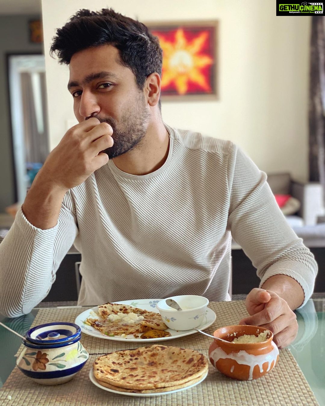 Vicky Kaushal Instagram - A meal at Home after ages! ☺️
