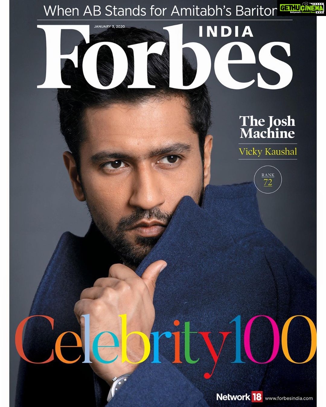 Vicky Kaushal Instagram - @forbesindia 🙌🏽