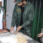 Vicky Kaushal Instagram - The first ever roti I made... glad it was for the army.