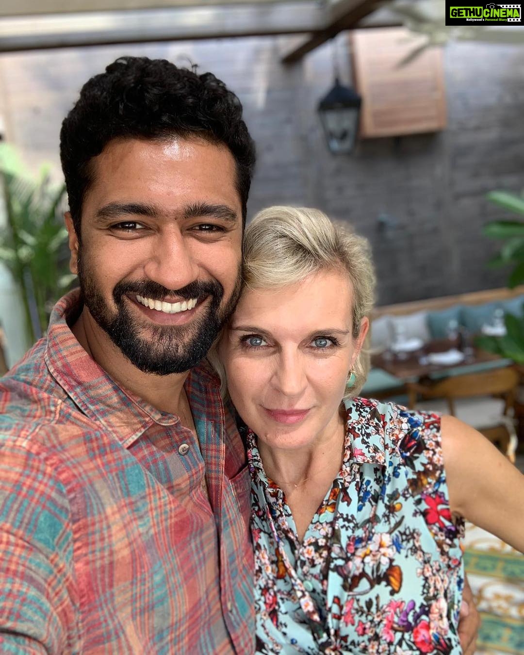 Vicky Kaushal Instagram - A person who’s integrity and kindness is contagious and inspiring. My wonderful french producer of ‘Masaan’ @melitatoscan ... so happy to have met you today after years! Welcome to Mumbai 🤗❤️
