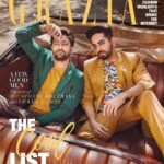 Vicky Kaushal Instagram - Chilling on the December cover of @graziaindia with my ‘Dream Girl’ @ayushmannk 💕
