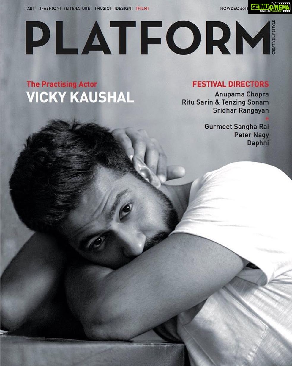 Vicky Kaushal Instagram - Happy to be on the cover of the November issue of @platformagazine shot by the wonderful @ishikamohanmotwane .. 🤗