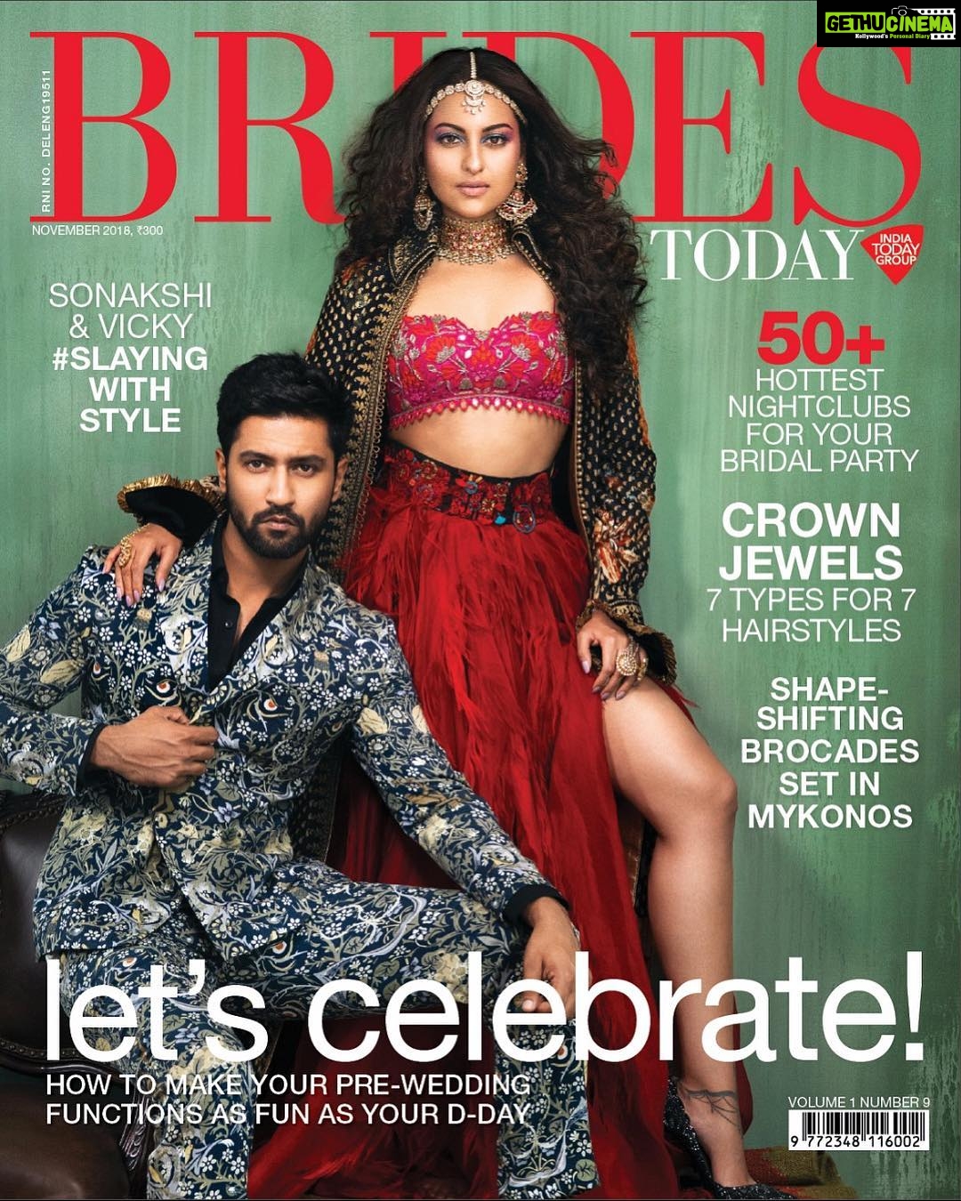 Vicky Kaushal Instagram - November cover of @bridestodayin with the beautiful @aslisona 💥