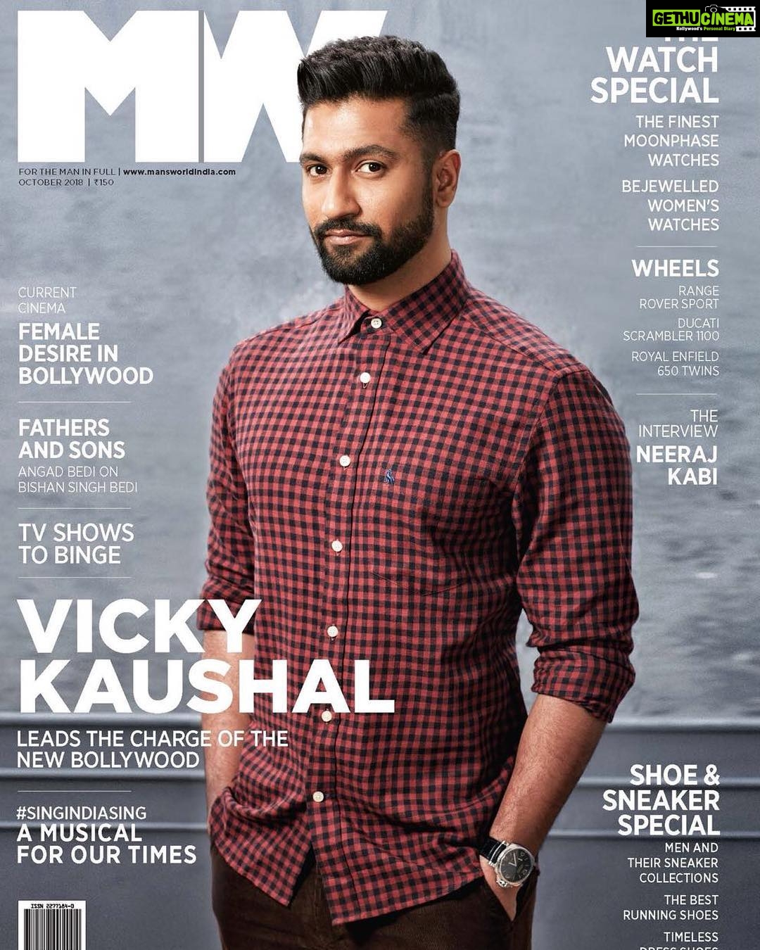 Vicky Kaushal Instagram - On the cover of @mansworldindia Oct’ issue. 📷: @abheetgidwani