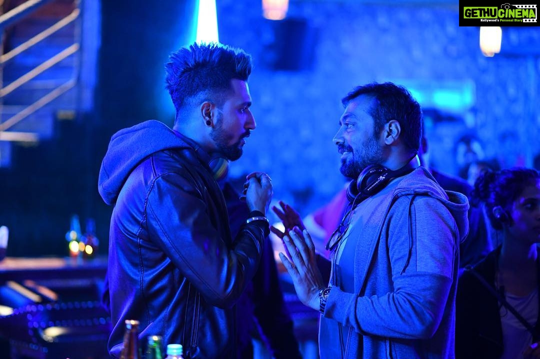Vicky Kaushal Instagram - Its a blessing to be directed by a person who knows you in and out! @anuragkashyap10 or ‘Chachaji’ as I fondly used to call him on Set ❤️ #Manmarziyaan #14thSept 📷: @khamkhaphotoartist