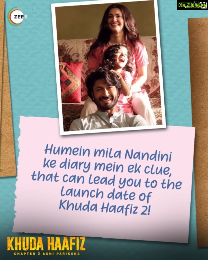 Vidyut Jammwal Instagram - Agar janni hai #KhudaHaafiz2 ki release date, then put your brain to work right away! Crack the hint, and tell us the decoded release date in the comments below. Khuda Haafiz: Chapter 2 - Agni Pariksha coming soon on @ZEE5. @shivaleekaoberoi @farukkabir9 @kumarmangatpathak @abhishekpathakk #SnehaBimalParekh @ram_cinergy #Cinergy @zeestudiosofficial @panorama_studios @sanju_r_joshi #AdityaChowksey @hasnain_husaini #SantoshShah @zeemusiccompany @mithoon11 @vishalmishraofficial @zeecinema @zee5 @actionherofilms @riddhisharmaofficial @sheeba.chadha @dibyenduofficial @rajeshtailang @ZEE5Global
