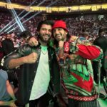 Vijay Deverakonda Instagram – Good company. 
Great Fights.
Epic night!

#InAbuDhabi
@visitabudhabi
#YasIsland 
@ufc