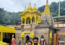 Yami Gautam Instagram - Took blessings at Baglamukhi Mata mandir. 🙏🏻 The last 2 days that we spent visiting the Shaktipeeth temples have been one of the most unforgettable experiences of my life. These temples are the epicentre of divine strength & faith. 🙏🏻😇