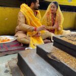 Yami Gautam Instagram - Took blessings at Baglamukhi Mata mandir. 🙏🏻 The last 2 days that we spent visiting the Shaktipeeth temples have been one of the most unforgettable experiences of my life. These temples are the epicentre of divine strength & faith. 🙏🏻😇