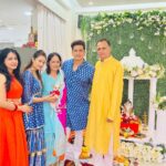 Yuvika Chaudhary Instagram – Ganpati Bappa Morya❤️. @maayera_jaipur  @junejasanchi