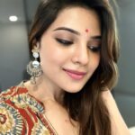 Aathmika Instagram – To love, light and happiness!!! 
Happy Diwali folks 🪔❤️🤗