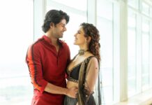 Abhimanyu Dasani Instagram - ♥️🖤♥️🖤 #MeenakshiSundareshwar releases THIS FRIDAY on Netflix. @karanjohar @apoorva1972 @somenmishra @abhimanyud @vivek.sonni @aarshvora @dharmaticent @netflix_in @sonymusicindia 📸 @ashiq_mk