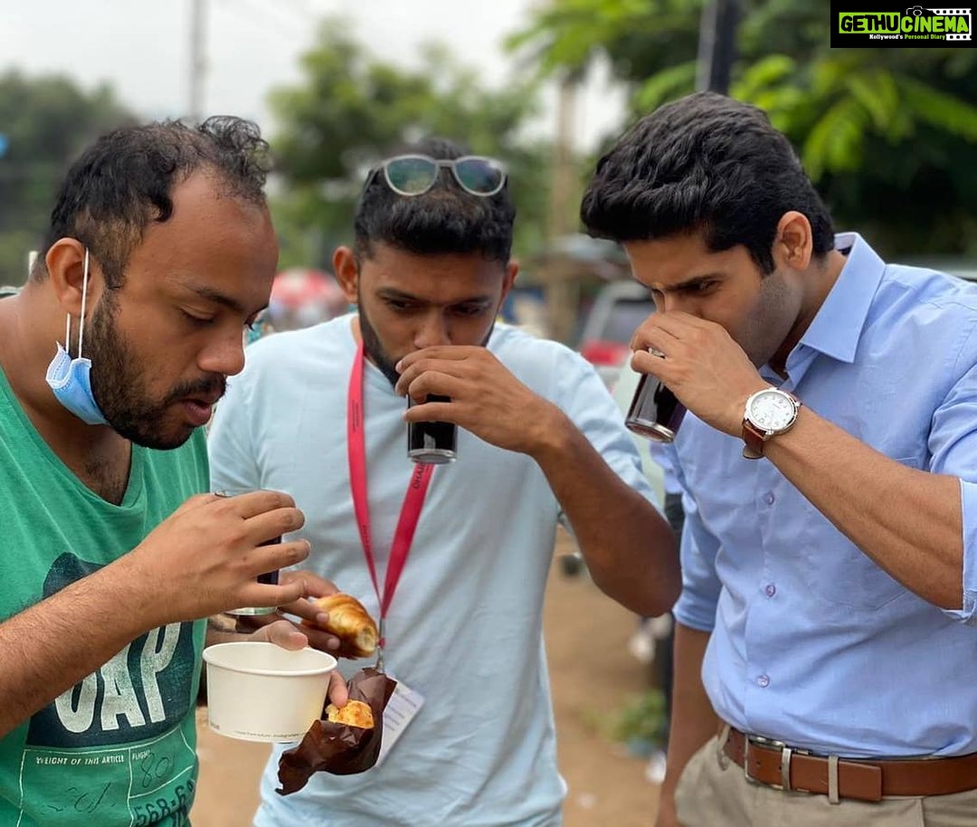Abhimanyu Dasani Instagram - Right before the caffeine kicked in #vathicoming #happybirthday 📸 @prashanth_pd