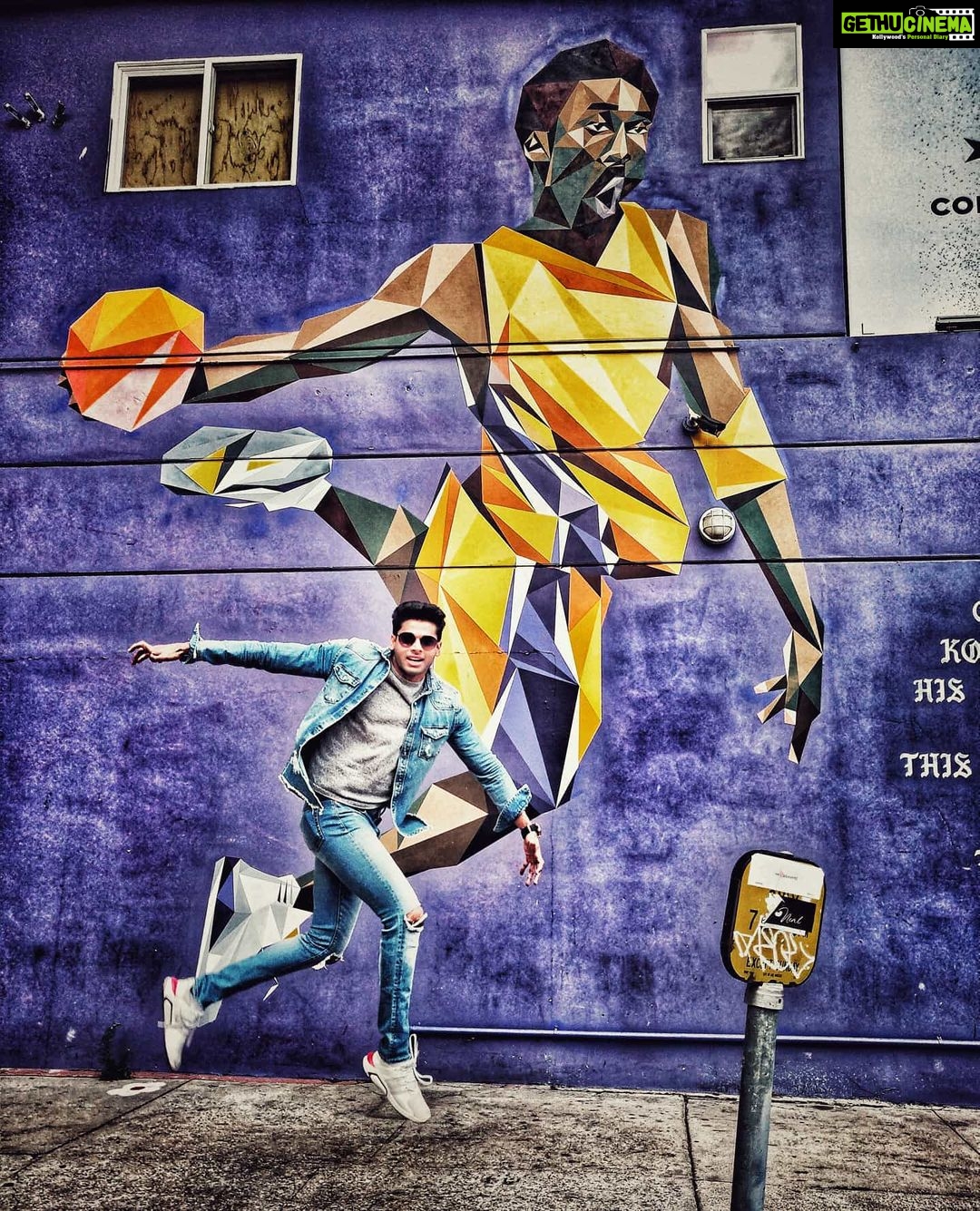 Abhimanyu Dasani Instagram - R.I.P. - Grateful to have been part of the generation to have witnessed the Rise of the Black Mamba. True Legend Game shaper All round Inspiration. Learnt so much from you. Rest in peace #kobebryant . #blackmamba #lakers #24 Melrose Avenue, West Hollywood, Los Angeles