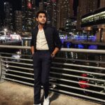 Abhimanyu Dasani Instagram - City of blinding lights. 📸 @insta_shyam . #mydubai #dxb #dubai #dubaifashion Dubai Marina