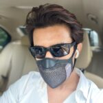 Abijeet Duddala Instagram – To the next person I meet.. 
You probably can’t tell, but there’s a friendly smile underneath that mask! 

#haveaniceday #potd #selfie Hyderabad