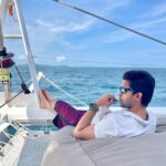 Abijeet Duddala Instagram - A man's travel hangover.. #boatlife #traveldiaries #sailing #wanderlust #sealife Malacca Straight