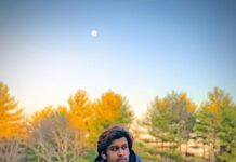 Abijeet Duddala Instagram - Post slope evenings with Oscar, a full moon in the sky, and the promise of summer in the air..