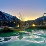 Abijeet Duddala Instagram - Sanctuary... 🌄 #rockymountains #colorado #hotsprings #nature Glenwood Springs, Colorado