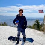 Abijeet Duddala Instagram - Life is good 🤞🏽 #hittingtheslopes #snowboarding #mountains #snow #vermont #stowe Stowe, Vermont