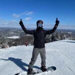 Abijeet Duddala Instagram - I'm going through such a phase rn.. Another glorious day... Yeeeww #winter #sport #ski #snowboarding Mount Sunapee, New Hampshire