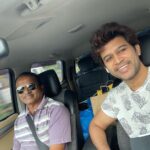Abijeet Duddala Instagram – Delhi with Dadda.. #roadtrip