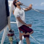 Abijeet Duddala Instagram - Setting sail into the blue.. ⛵️ #sailing #sailor #Ocean #sealife