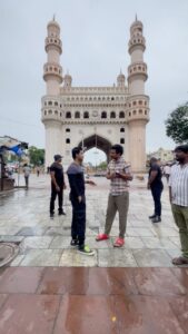 Abijeet Duddala Instagram - Hyderabadi hai ji apan.. #bts #hyderabadi #charminar #oldschool #modernloveonprime Charminar