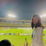 Aditi Balan Instagram – #ISL2022 💛 #kochidiaries ❤️