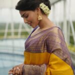 Aishwarya Lekshmi Instagram - Happy Diwali 🪔 Saree @milandesignkochi Styling @styledbysmiji Makeup : @renjurenjimar Hair : @sudhiar.hairandmakeup Asst by : @surya_ishaan Photography : @sahal_hameed