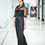 Aishwarya Rajesh Instagram - Wearing black & black ❤️❤️ Styled by: @nikhitaniranjan Outfit: @divyajain_studio MUA: @ananthmakeup Hair: @bhagyalaxmipadya Photography @jonekingston