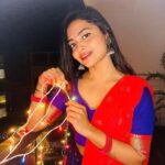 Alekhya Harika Instagram – Happy Diwali 🪔 ✨ 

Outfit : @sowbhagyamatchings