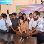 Amala Akkineni Instagram – On the occasion of World Veterinary Day, I  had a wonderful time visiting Sri Venkateshwara Veterinary University. I interacted with a wonderful, bright and inspired group of young people. Our states are in good veterinary hands! 
#worldveterinaryday Sri Venkateswara Veterinary University