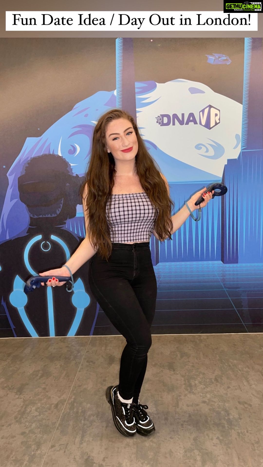 Amber Doig Thorne Instagram - I love the immersiveness of VR headsets - they really get your head in the game ๐๐๐ฎ Iโve found the PERFECT date spot / fun activity to do in London - virtual reality gaming at DNA VR ๐ I havenโt tried virtual gaming before so I was really excited to give this a try, and it didnโt disappoint! ๐ There are over 150 games to choose from - including escape rooms, multiplayer games, horror, action and family friendly games too! I can tell @dna_vr is going to become my second home this year - so if you ever want to find me, Iโll probably be there ๐๐ฅฐ #DNAVR #virtualgaming #vr #vrlondon #virtualreality #virtualrealitygames #virtualrealitygaming #virtualrealityheadset #virtualrealityexperience #virtualrealityglasses #virtualrealityarcade #virtualrealitytour #virtualrealitygame #virtualreality360 #virtualrealityrooms #virtualrealitygoggles #virtualrealitybox #gaming #gamingcommunity #gamingroom #gamingsetup #gamingstatioj #gamingaddict #DNAVR #horrorgames #comedygames #actiongames #thrillergames #gamerlife #gamergram #gamerslife ad