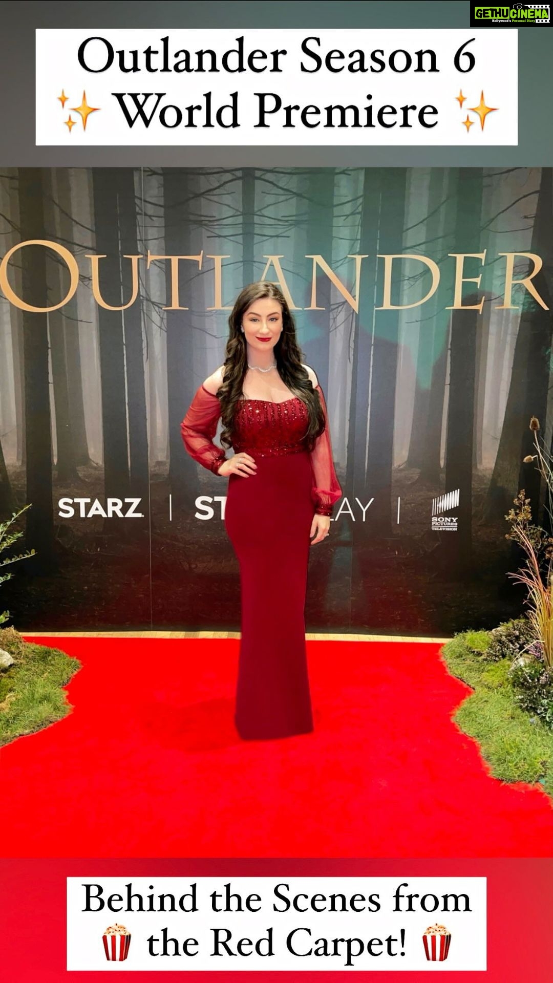 Amber Doig Thorne Instagram - Come with me to the Outlander Season 6 World Premiere with the cast of the show 😍 Sam Heughan, Sophie Skelton, Richard Rankin & more ✨ This premiere was especially special for me as I’ve been watching Outlander for years, so having the chance to walk the red carpet alongside the stars of the show was a dream come true 🥰 What are you most excited to see in Season 6? 🤔🙈 I’m going to be binge watch as many episodes as I can tonight - as Outlander Season 6 is available to watch now exclusively on STARZPLAY! 🏴 #Outlander #MOREOutlander #STARZPLAY @starzplayuk @starz @outlander #outlanderpremiere #droughtlander #outlander6 #outlanderseason6 #premiere #londonpremiere #upcomingshow #upcomingseries #samheughan #droughtlander #caitrionabalfe #sophieskelton #outlander #outlanderstarz #outlanderseries #outlandercast #outlanderfans #outlanderseason5 #outlanderseason6 #outlanderobsessed #outlanderlovers #outlanderedit #outlanderfan #outlanderbts #outlander_starz ad Royal Festival Hall Southbank Centre, London