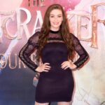 Amber Doig Thorne Instagram - IT’S 37 DAYS UNTIL CHRISTMAS!😍🎄 What are you asking Santa for this year? 🎅🏼🤔🙈 📸 #DisneysNutcracker European Premiere 💞 Hair styled by @enasalon 💁🏻‍♀️Dress: @topshop • Follow My Private Account (@ambzdt) Leicester Square, London, United Kingdom
