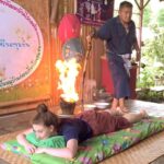 Amber Doig Thorne Instagram - Had an amazing time in Thailand 🇹🇭 Visited the famous Reclining Buddha Temple in Bangkok, had a traditional Thai fire massage, walked amongst the trees in the tropical rainforest in Chang Mai, learnt Muay Thai with Champion Yodwicha Banchamek and so much more! 😍🥊💆🏻‍♀️ . Vlog coming soon - subscribe to my YouTube channel (link in bio) to see the video first! 😉🙈 . #AmazingThailand #bangkok #WeDareYouThailand #changmai #botanicgarden @tourismthailand Bangkok, Thailand