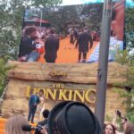 Amber Doig Thorne Instagram - What’s your favourite Disney film? 🤔 Mine is The Lion King 🦁❤️🙌🏻 . I had such an incredible time at #TheLionKing European Premiere ❤️ . The live action remake was everything I hoped it would be & more 🙌🏻 . Dress - @jjshouseofficial Earrings - @bespokebymb . #beyonce #childishgambino #donaldglover #lionking2019 #thelionking2019 @lionking @disneyuk #lionking Leicester Square