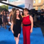 Amber Doig Thorne Instagram - Feeling like a dancing queen at the #MammaMia2 World Premiere with @angiedt_ ❤️ What’s your favourite song? 🤔🎵 Eventim Apollo