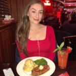 Amber Doig Thorne Instagram - I just want someone to look at me the way I look at food 👀😂🙈😘 I am SOOOOO happy, because you now get a FREE @tastecard with #CineworldUnlimited - giving you 2 for 1 meals or 50% off food at thousands of restaurants! 🍕🍔🥗🌮🥩 And that’s on top of your other Unlimited perks, like advanced screenings (where you can see films before the rest of the UK), a discount on cinema snacks and drinks, and of course being able to binge-watch movies whenever you want 😍 What movie should I watch next with Unlimited? 🍿 @cineworld #unlimited #cineworld #cineworldunlimitedcard #tastecard #foodiepics #steakdinner #moviegeek #ad