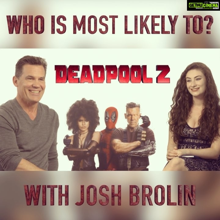 Amber Doig Thorne Instagram - Josh Brolin: βWeβd all be in an orgyβ π Who is your favourite superhero? π€ #JoshBrolin gets cheeky talking about Thanos/Cable ππ Check out the full video! π Link in bio π #Deadpool2