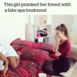 Amber Doig Thorne Instagram - PRANKING MY FRIEND WITH FRUIT 😈 I can’t believe she fell for it 🍑😂 Vote on Facebook - link in bio ➡️ 1 like = 1 vote 🔥#FantaFlavourElection GB 16+ T*C's Apply . #prank #pranks #prankwars #comedy #pranksgonewrong #funnypranks #prankvideo #humour #comedyvideos #aprilfools #aprilfoolsday #aprilfoolsprank #aprilfoolsjoke