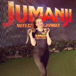 Amber Doig Thorne Instagram - We all know a snake-TAG THEM! 🐍😂 Swipe right to see more of my sexy face 👀 Check out my video - link in bio! 😈 #ad Jumanji: Welcome to the Jungle is out now on Digital Download ❤️