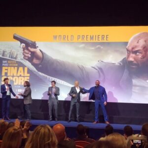 Amber Doig Thorne Instagram - #FinalScore World Premiere 😍⚽️🏴󠁧󠁢󠁥󠁮󠁧󠁿 Who’s your favourite footballer? 🤔 Mine's David Beckham! Check out my video with @davebautista - link in bio! 😂 Ham Yard Hotel