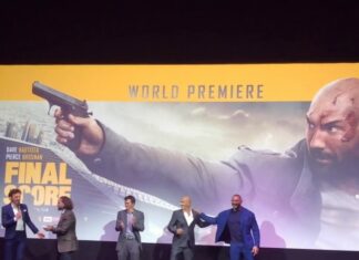 Amber Doig Thorne Instagram - #FinalScore World Premiere 😍⚽️🏴󠁧󠁢󠁥󠁮󠁧󠁿 Who’s your favourite footballer? 🤔 Mine's David Beckham! Check out my video with @davebautista - link in bio! 😂 Ham Yard Hotel