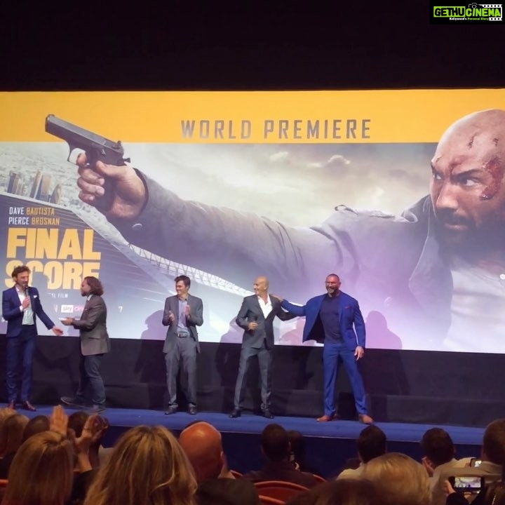 Amber Doig Thorne Instagram - #FinalScore World Premiere 😍⚽️🏴󠁧󠁢󠁥󠁮󠁧󠁿 Who’s your favourite footballer? 🤔 Mine's David Beckham! Check out my video with @davebautista - link in bio! 😂 Ham Yard Hotel