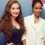 Amber Doig Thorne Instagram - Lovely to meet Jada Pinkett Smith for the screening of #GirlsTrip - amazing film! 😍 #Universal #Comedy #Film London, United Kingdom