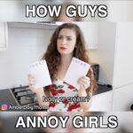 Amber Doig Thorne Instagram - How Guys Annoy Girls 🙄👀😅 • TAG AN ANNOYING FRIEND! 😂 • What do you want to see in my next comedy sketch? Filmed with @taskerjoe Follow ➡️ @AmberDoigThorne London, United Kingdom