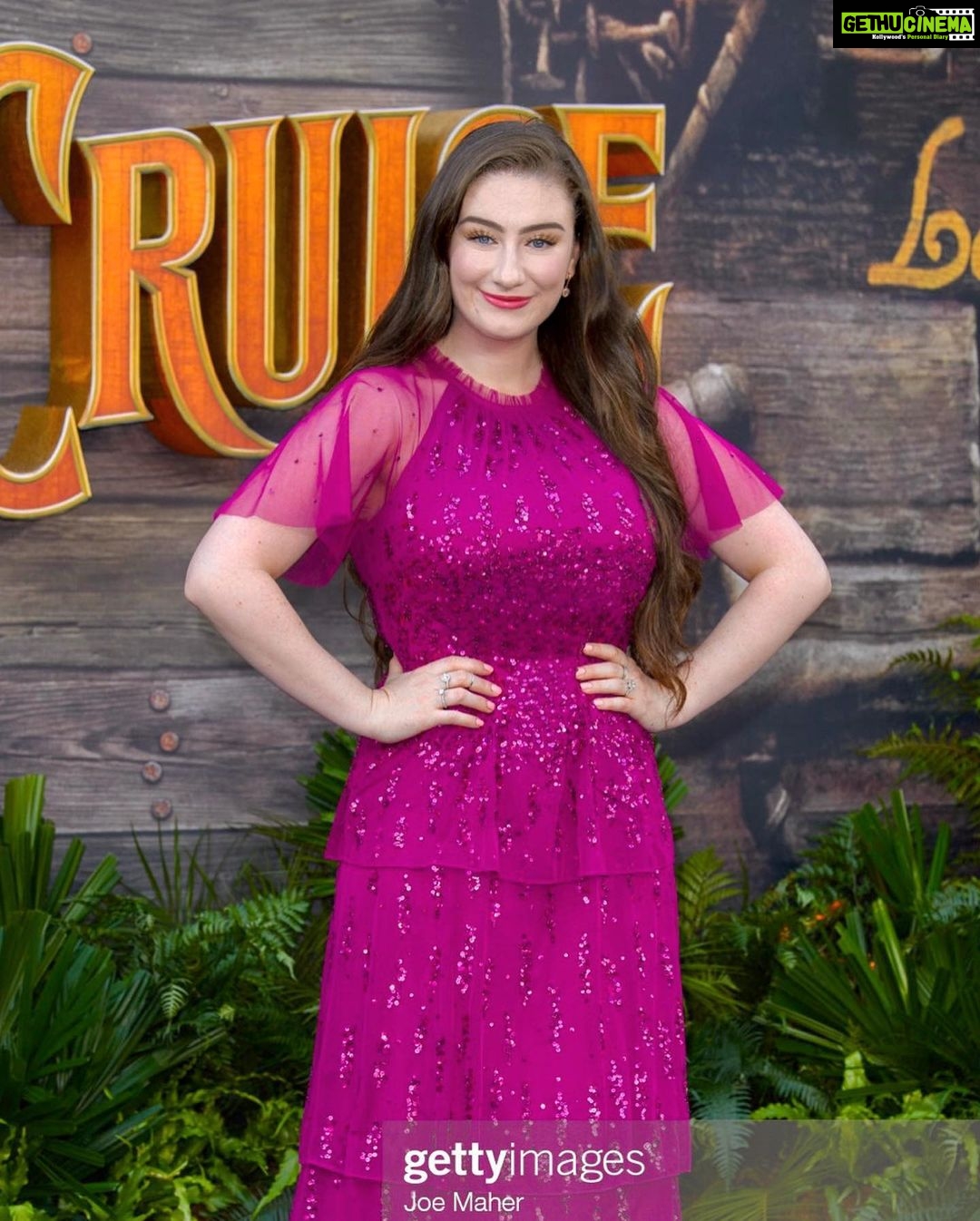 Amber Doig Thorne Instagram - Singing about lions in the jungle is only ever a whim away. A whim away, a whim away ๐ถ๐คฃ๐ต(Come on, I know you started singing ๐) I HAD to start this caption with a terrible pun that would make The Rock proud, as this film is full of SO many puns and dad jokes that had me CRYING ๐คฃ And what an ADVENTURE! Iโve always enjoyed the #JungleCruise ride at DisneyLand and the film was everything I hoped it would be - Emily Blunt and The Rock were hilarious as always, so many lovely moments and lots of twists and turns to keep you on your toes! I really enjoyed watching it in @imax, every now & then I had to check myself because I felt like I was actually on the cruise with The Rock (itโs very immersive) ๐ Thank you @disneystudiosuk for the adventure of a lifetime! ๐ธ Jungle Cruise UK Premiere ๐ ๐Dress: @phaseeight ๐Photos by: @gettyimages & @shutterstock #junglecruisepremiere #therock #emilyblunt #dwaynejohnson #jackehitehall @imax @cineworld @cineworldlsq @disneysjunglecruise @disneysjunglecruise #junglecruisemovie #junglecruisefilm #moviepremiere #filmpremiere #junglecruiseskipper #disneymovie #jumglecruisepremier #londonpremiere #ukpremiere #punglecruise #disneyfilm #disneymovie #disneypremiere #therockpremiere #emilybluntpremiere Leicester Square