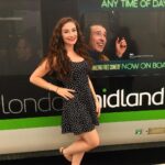 Amber Doig Thorne Instagram - Travelled all across the country today for London Midland's free entertainment service - success! 🇬🇧 #NowOnLondonMidland #ad London, United Kingdom